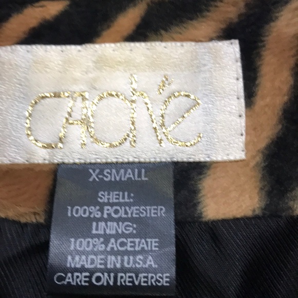 Cache Long Leopard Print Coat - Picture 11 of 12